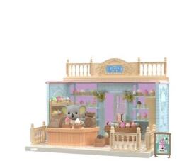 Flippy Set Casa de papusi, magazin de inghetata, cu mobilier si figurine, Flippy (103165) Casuta papusi