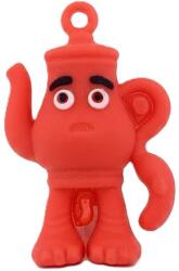 Flippy Breloc de Chei din Silicon, Flippy, Figurina Brainrot Ceainic Sahur, 4 cm, Rosu (166558)