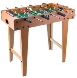 Flippy Masa de Fotbal cu Teren si 18 Jucatori Flippy, 6 Manere, cu Tablou pentru Scor, din Metal, Lemn si ABS, 69 x 36.5 x 61 cm, cu Picioare, pentru copii/adulti (125765)