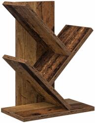vidaXL Raft de carti în forma de copac cu 3 etaje 30 x 18 x 40 cm GartenMobel Dekor (8012354) Biblioteca