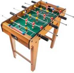 Flippy Masa de Fotbal cu Teren si 18 Jucatori Flippy, 6 Manere, cu Tablou pentru Scor, din Metal, Lemn si ABS, 69 x 36.5 x 61 cm, cu Picioruse, pentru copii/adulti (126115)