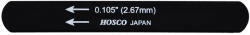 HOSCO Japan Hosco vágószélű felsőnyeregreszelő (0, 105" - 2, 667mm)
