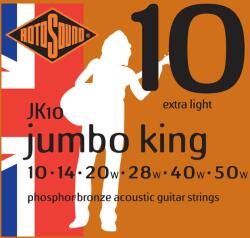 Rotosound Jumbo King foszfor bronz akusztikus gitár húrkészlet 10-50 extra light JK10