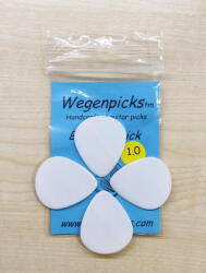 Wegen Picks Wegen Bluegrass 'NO HOLE' fehér pengető 1mm 4db