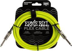 Ernie Ball Flex hangszerkábel 3M egyenes-egyenes zöld