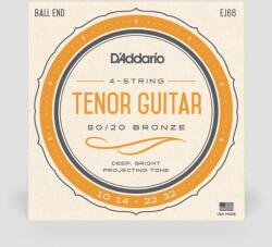 D Addario D'Addario EJ66 4-húros Tenor gitár húrkészlet 80/20 10-32