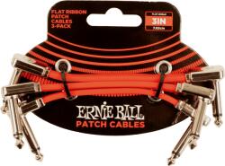 Ernie Ball Flat Ribbon piros patch kábel 7.5cm 3db