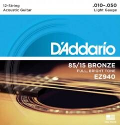 D Addario D'Addario EZ940 12 húros akusztikus gitár húrkészlet 10-50