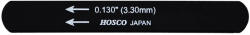 HOSCO Japan Hosco vágószélű felsőnyeregreszelő (0, 130" - 3, 302mm)