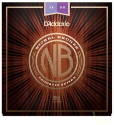 D Addario D'Addario Nickel Bronze akusztikus húrkészlet 11-52