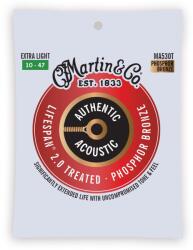Martin MA530T Extra Light Treated foszfor bronz akusztikus gitár húrkészlet 10-47