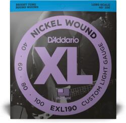 D Addario D'Addario EXL190 040-100 basszusgitár nickel wound húrkészlet