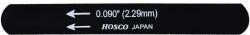 HOSCO Japan Hosco vágószélű felsőnyeregreszelő (090" - 2, 286mm)