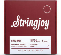 Stringjoy Naturals 15-70 foszforbronz bariton akusztikus gitárhúr készlet