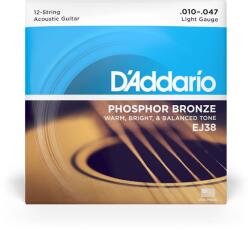 D Addario D'Addario EJ38 PHB-1047 12-húros akusztikus húrkészlet