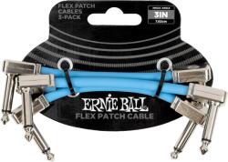 Ernie Ball Flex kék patch kábel 7, 5cm 3db/szett
