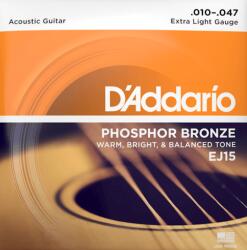 D Addario D'Addario EJ15 10-47 Ph/B akusztikus húrkészlet