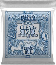 Ernie Ball Clear&Silver Medium 28-42 nylon húrkészlet
