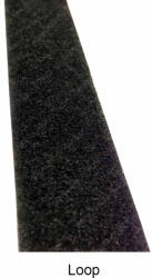 Stageshop Velcro Loop 50mm széles méterre fekete