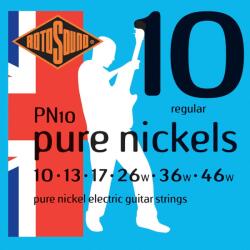 Rotosound PN10 Pure Nickel Wound elektromos gitár húrkészlet 10-46