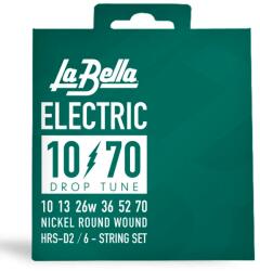 La Bella HRS-D2 Super Flexible Drop Tune elektromos gitárhúr készlet 10-70