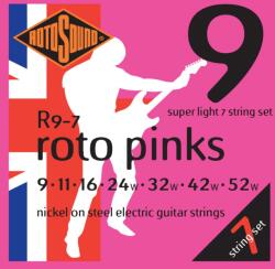 Rotosound Roto Nickel Wound 7-húros elektromos gitár húrkészlet 9-52