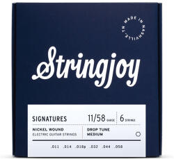 Stringjoy Signatures 11-58 Drop Tune nikkelezett elektromos gitárhúr készlet