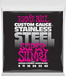 Ernie Ball Stainless Slinky elektromos gitár húrkészlet 9-42
