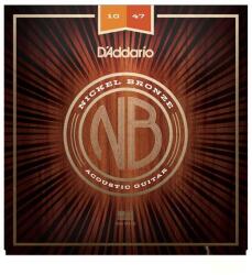 D Addario D'Addario Nickel Bronze akusztikus húrkészlet 10-47