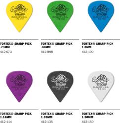Dunlop Tortex Sharp 412 pengető 6 darab csomag