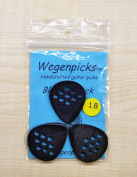 Wegen Picks Wegen Bluegrass fekete pengető 1.8mm 3db