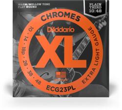D Addario D'Addario ECG23PL köszörült gitárhúr készlet 010-048 sodratlan G húrral