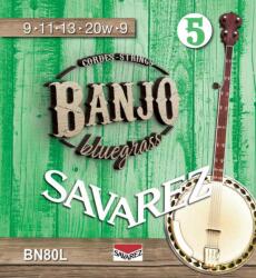 Savarez 5-húros Bluegrass bendzsó húrkészlet 009-020