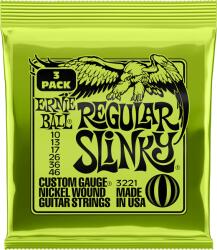 Ernie Ball Nickel Wound Regular Slinky 10-46 3 szett pack