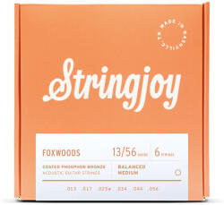 Stringjoy Foxwoods 13-56 foszforbronz bevonatos akusztikus gitárhúr készlet