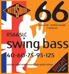 Rotosound Swing Bass 66 5-húros rozsdamentes acél basszusgitár húrkészlet 40-125 Long Scale RS665LC