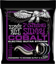 Ernie Ball Cobalt 7 húros elektromos gitár húrkészlet 11-58