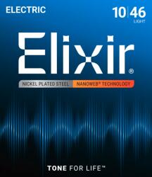 Elixir Nanoweb elektromos gitár húrkészlet 010-046