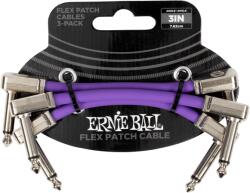 Ernie Ball Flex lila patch kábel 7, 5cm 3db/szett