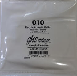 GHS 010 elektromos gitár szálhúr