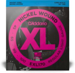 D Addario D'Addario EXL170 045-100 basszusgitár Nickel wound húrkészlet