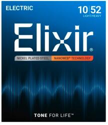 Elixir Nanoweb elektromos húrkészlet 010-052