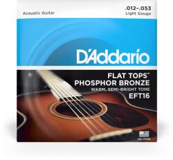 D Addario D'Addario EFT16 Flattop akusztikus gitár húrkészlet 12-53