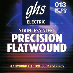 GHS Flatwound köszörült elektromos gitár húrkészlet 13-54