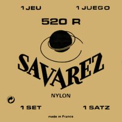 Savarez 520-R Rouge rectified nylon klasszikus gitár húrkészlet Hard Tension