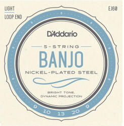 D Addario D'Addario EJ60 5-húros bendzsó húrkészlet nikkel 9-20