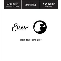 Elixir akusztikus 80/20 bronz Nanoweb szálhúr 052
