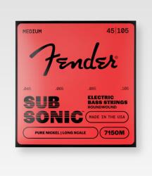 Fender 7150 pure nikkel roundwound basszusgitár húrkészlet 045-105