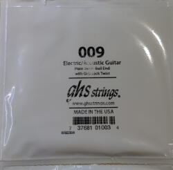 GHS 009 elektromos gitár szálhúr