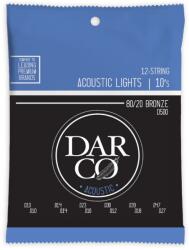 Darco 80/20 bronz 12-húros akusztikus gitár húrkészlet 10-47